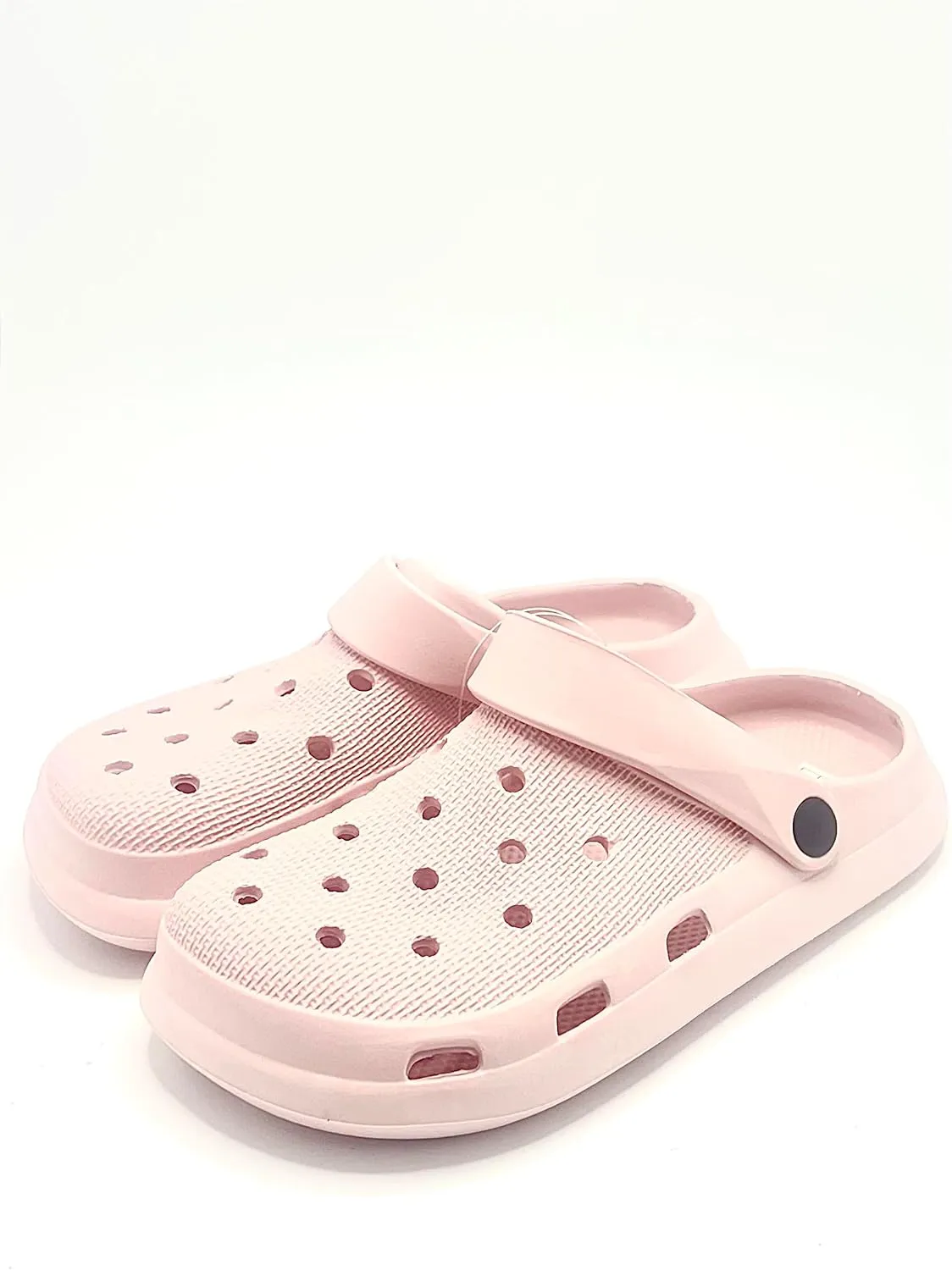 Women's Comfortable Slip On Solid Color Clogs with Hollow Out Design - Casual Garden Shoes