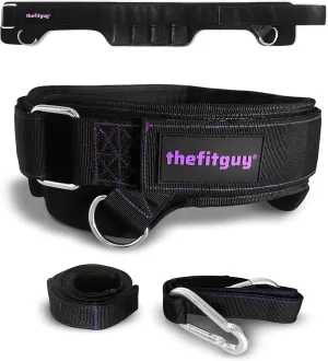 Women’s Dip & Squat Belt – Contoured Fit for Pull-Ups, Dips & Belt Squats | Lumbar Support | Minimal Design | Secure Closure | No Slide, No Pinch | 2 Straps & 2 Hooks Included