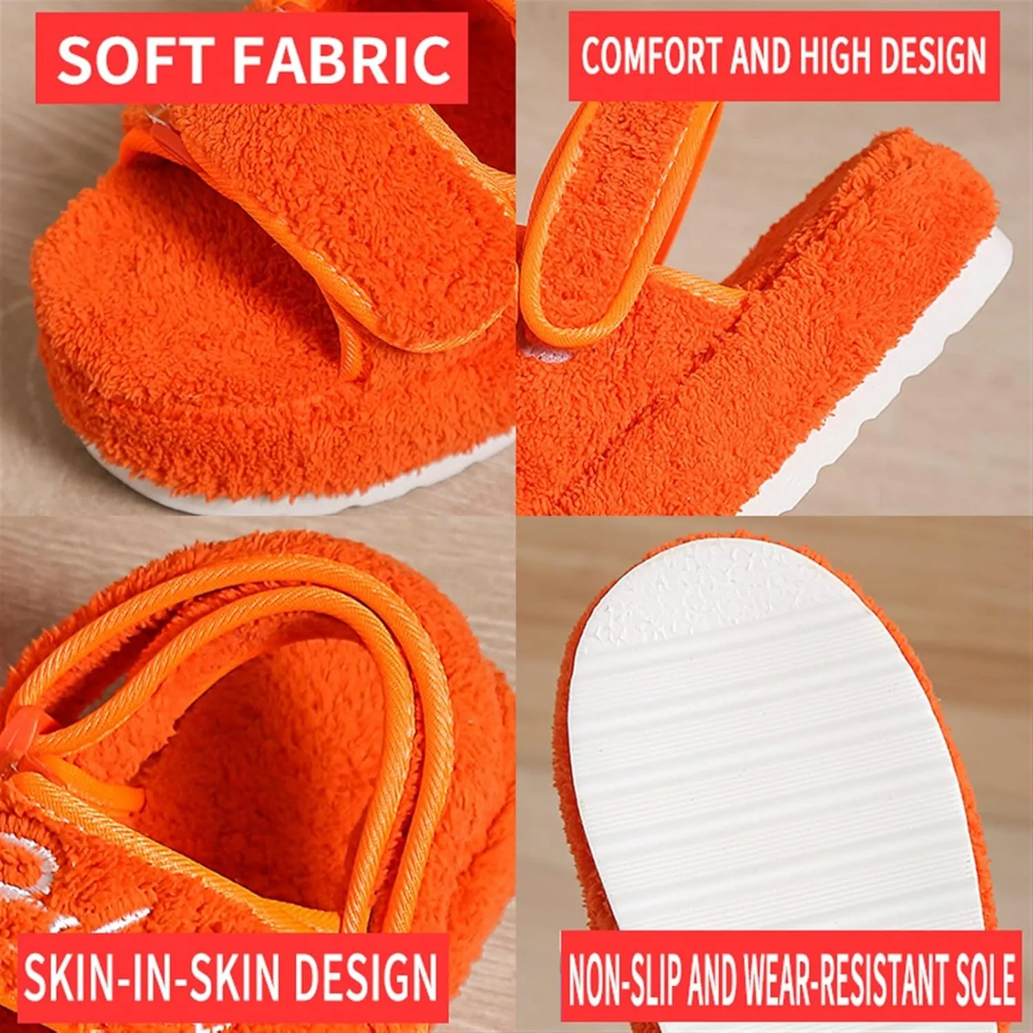 Women's Fuzzy Slides Fluffy Faux Fur Slippers Open Toe Adjustable Cork Slide Sandals with Arch Support Cozy Yoga Mat Indoor Outdoor Shoes