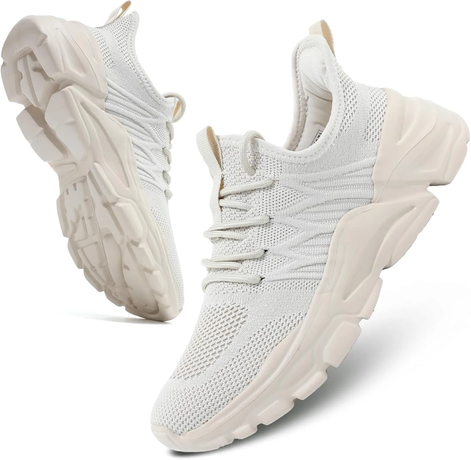 Womens Ladies Walking Tennis Shoes Slip on Lightweight Casual Running Sneakers Soft Sole Comfortable Trainers