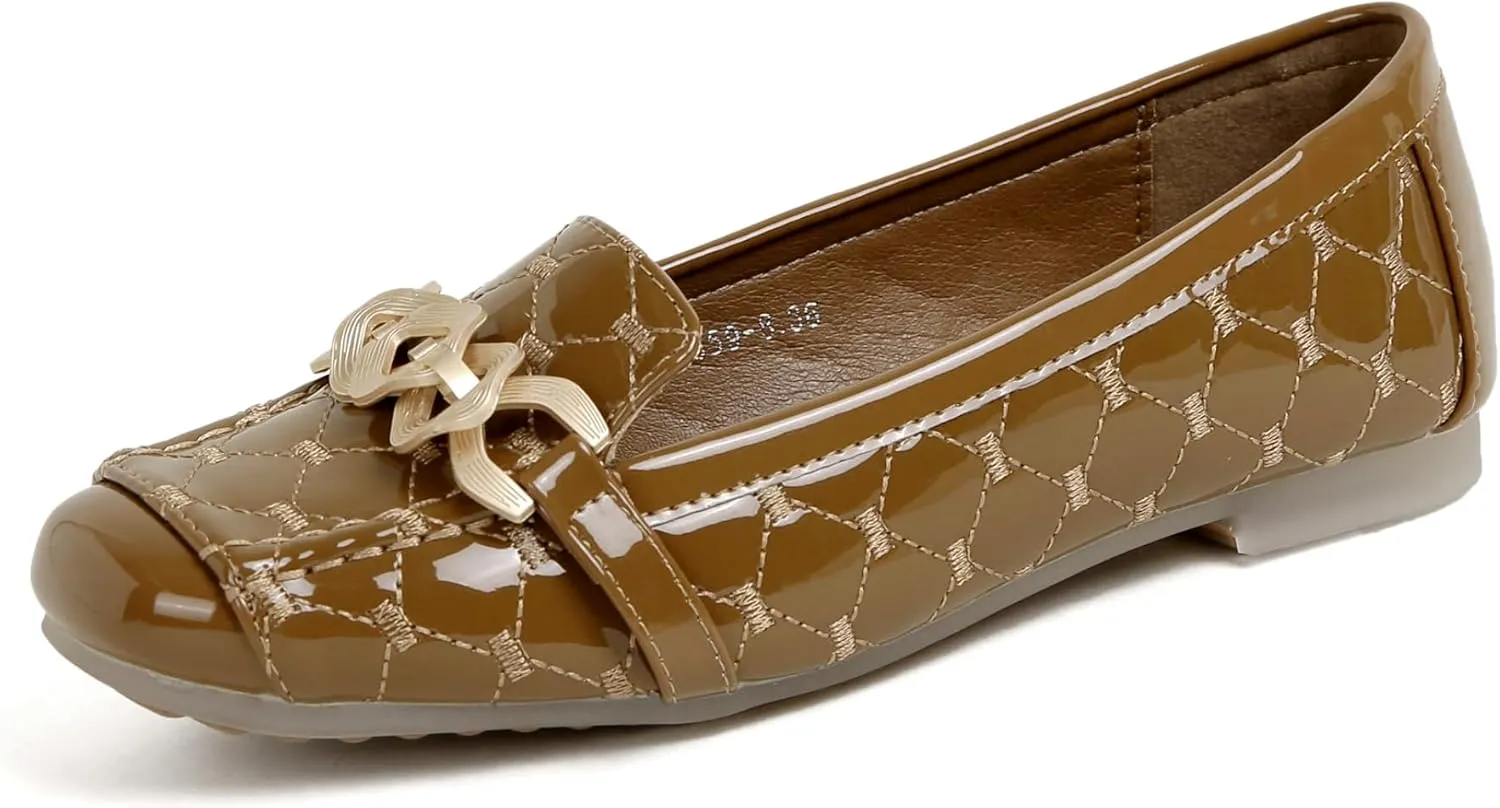 Women's Loafers Flats Casual Comfort Ladies Walking Shoes Moccasin Penny Loafers Slip On Work Shoes