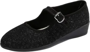 Women's Mary Jane Flats Comfortable Slip-on Flats Round Toe Dressy Ballet Shoes for Women