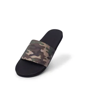 Women's Slide Black & Camo