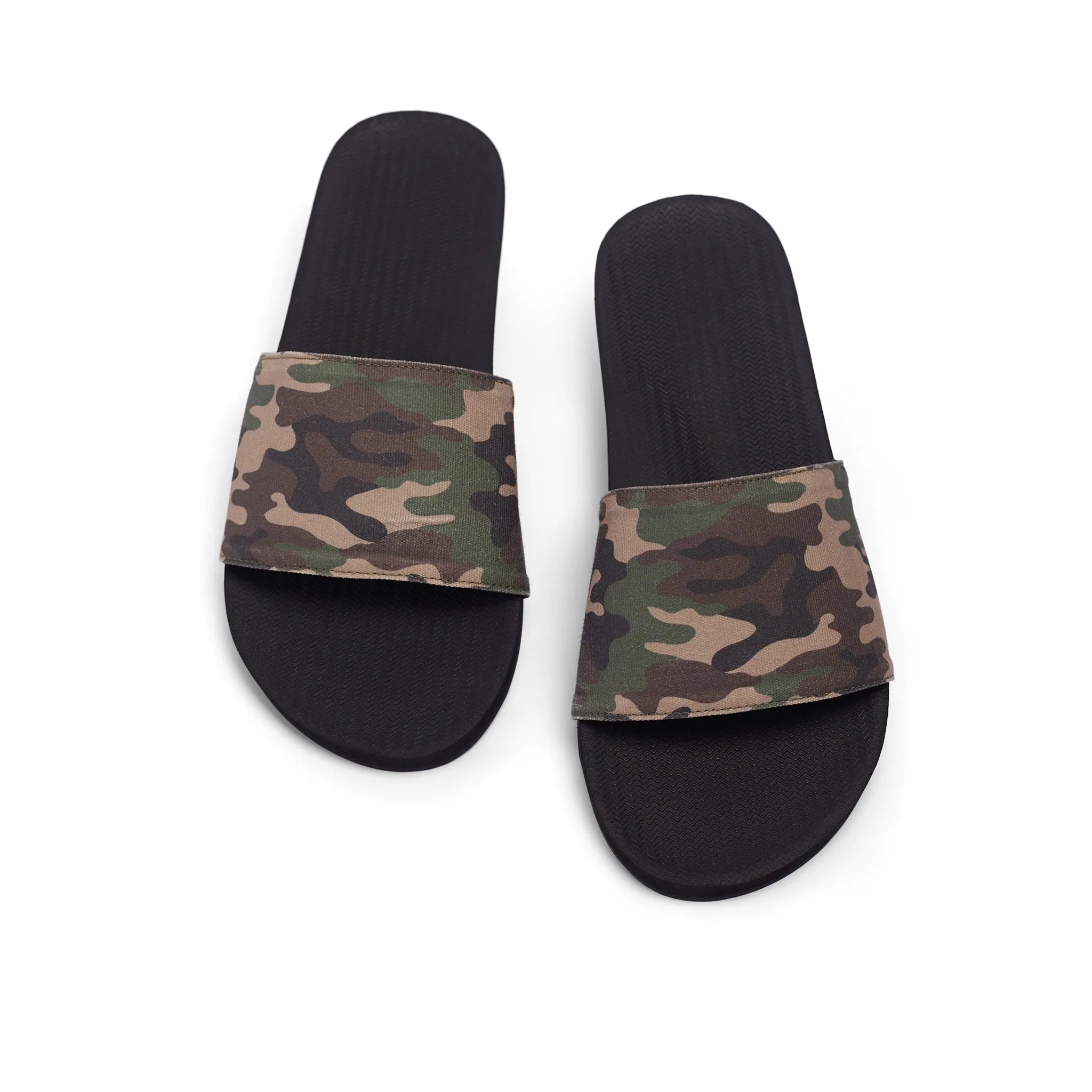 Women's Slide Black & Camo