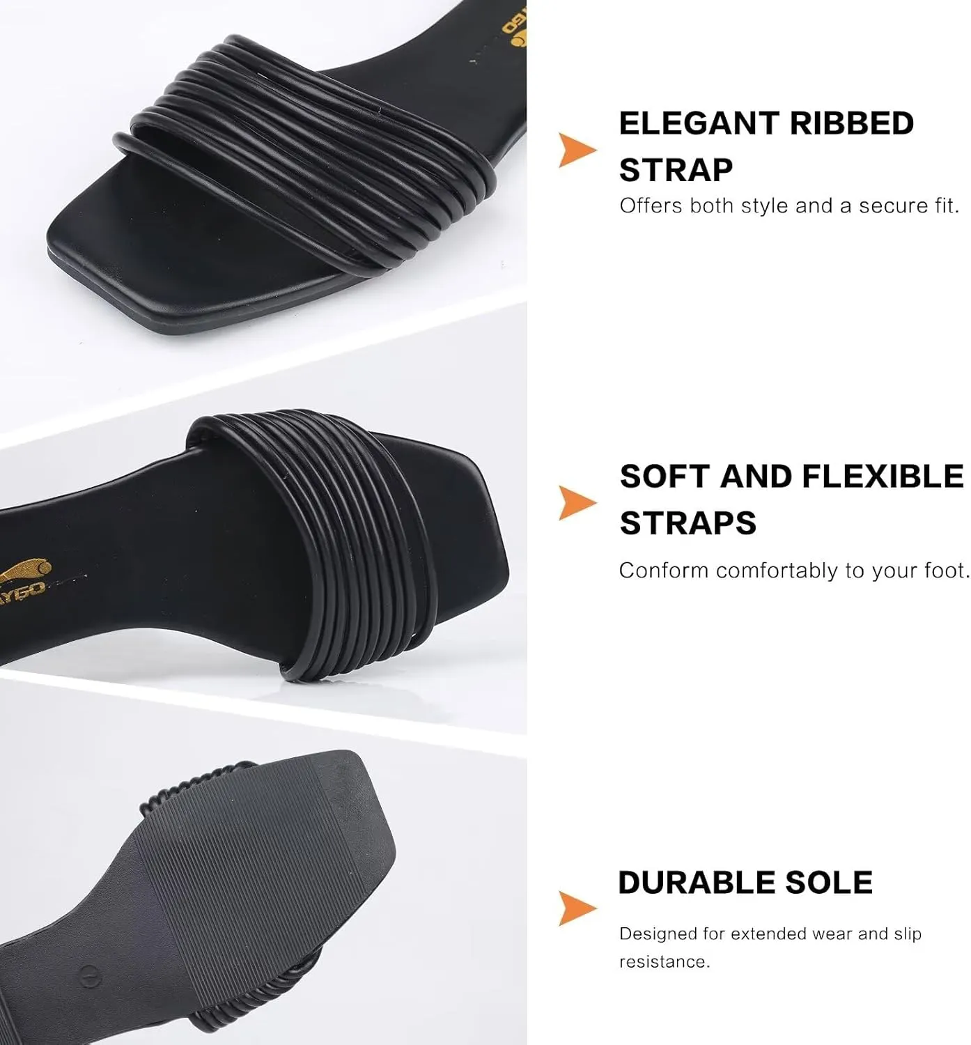 Women's Slide Sandals - Comfy Slip-On Design with Sleek Straps for Casual Elegance - Fashionable and Trendy Summer Flat Slides Shoes for Girls and Women
