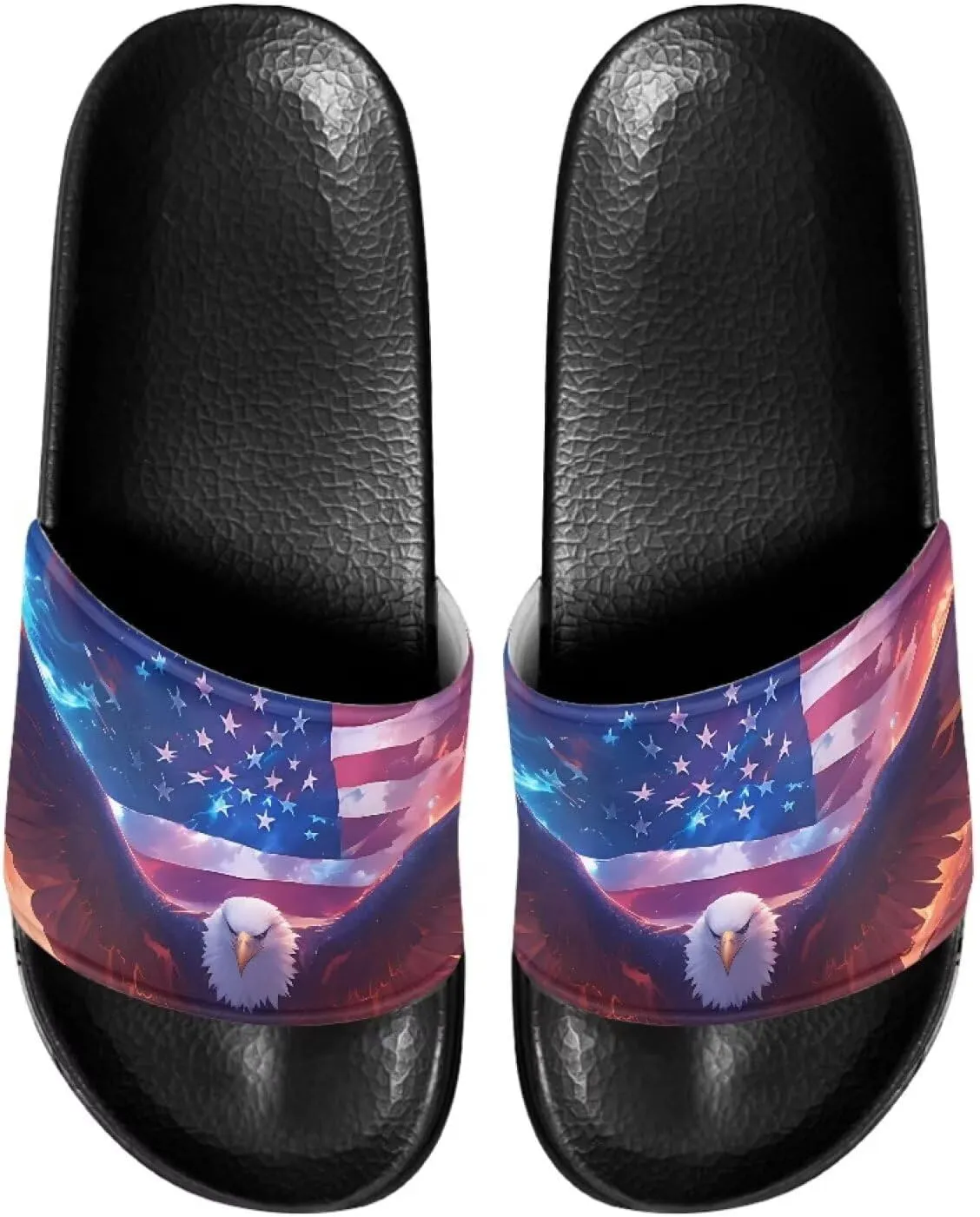 Women's Slide Sandals Fashion Summer Beach Shoes House Slides Comfortable Shower Sandals Anti-skid Bathroom Slippers SizeUS 6-13.5