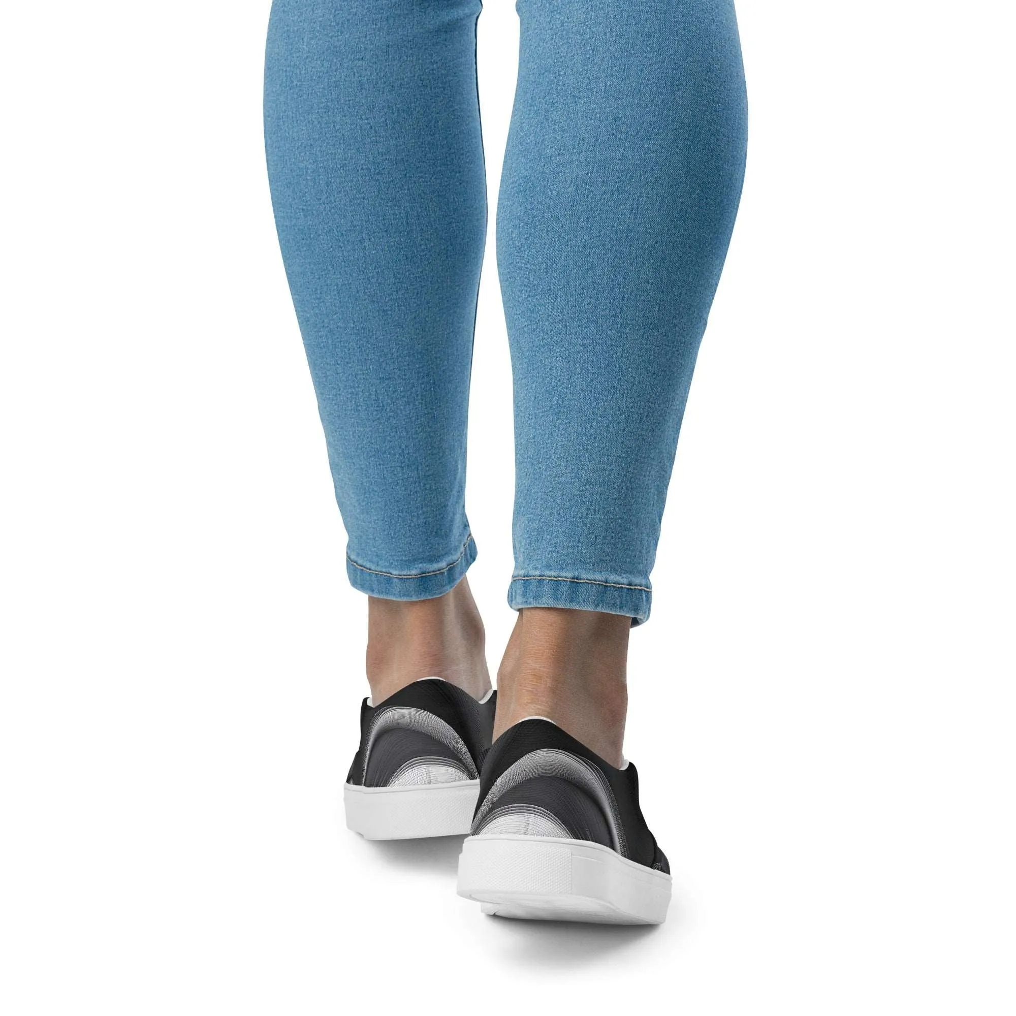Women’s Slip-on Canvas Stamp-9