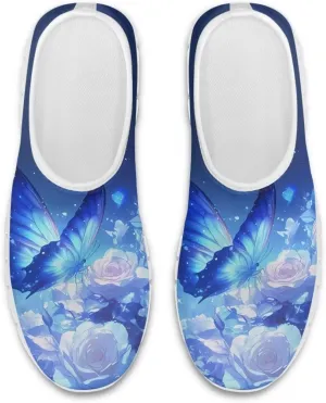 Women's Slip on Sneakers Soft Loafers Non Slip Shoes Comfort Low Top Casual Walking Shoe for Travel Work White Sole Size 5.5-11.5