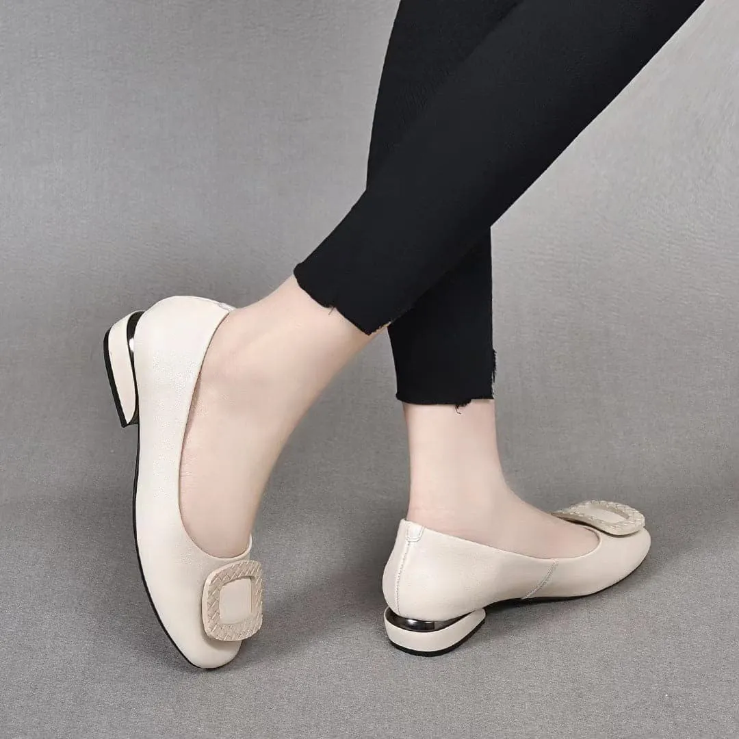 Women's Soft Leather Slip-On Loafers