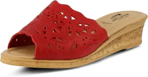 Women's Spring Step ESTELLA Fashion Wedge Slide Sandals