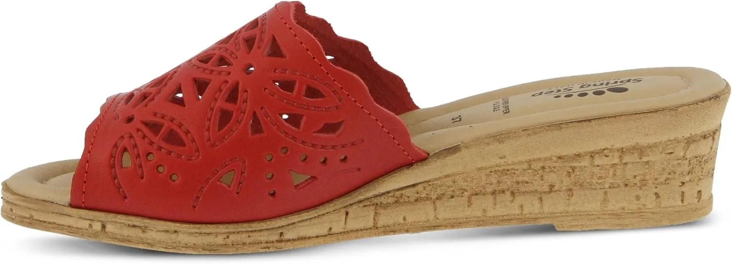 Women's Spring Step ESTELLA Fashion Wedge Slide Sandals