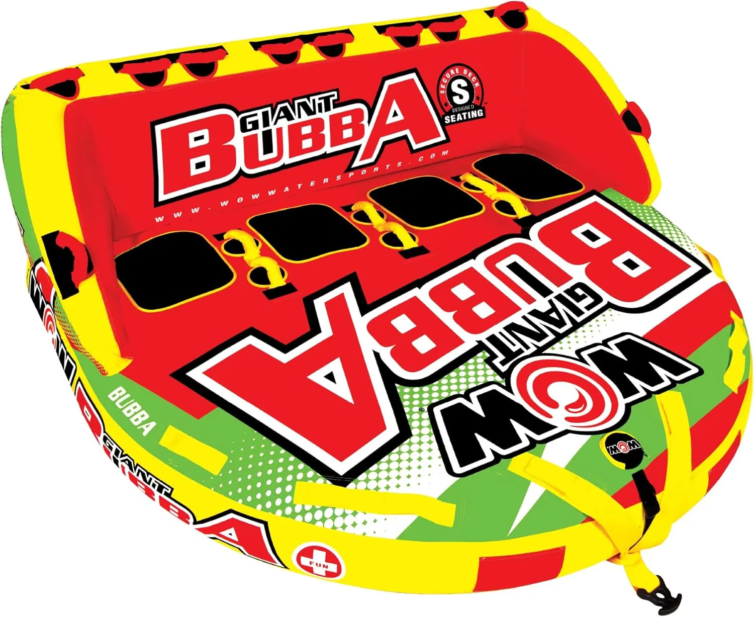 WOW Sports Bubba Towable Tubes for Boating, Boat Accessories for Tubing, Water Tube for Boats