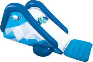 WOW Sports - Inflatable Party Pool Slide - Blow Up Waterslide for Kids & Adults - W/Water Sprinkler
