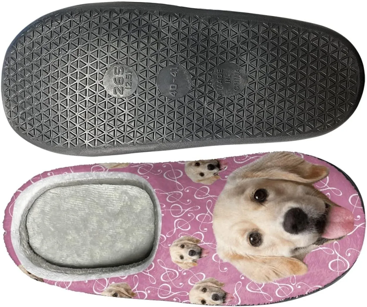 Xoenoiee Warm Slippers for Men Women Soft Comy House Slippers Lightweight Slip-On Fluffy Bedroom Home Shoes