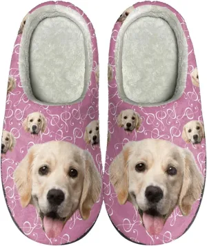 Xoenoiee Warm Slippers for Men Women Soft Comy House Slippers Lightweight Slip-On Fluffy Bedroom Home Shoes