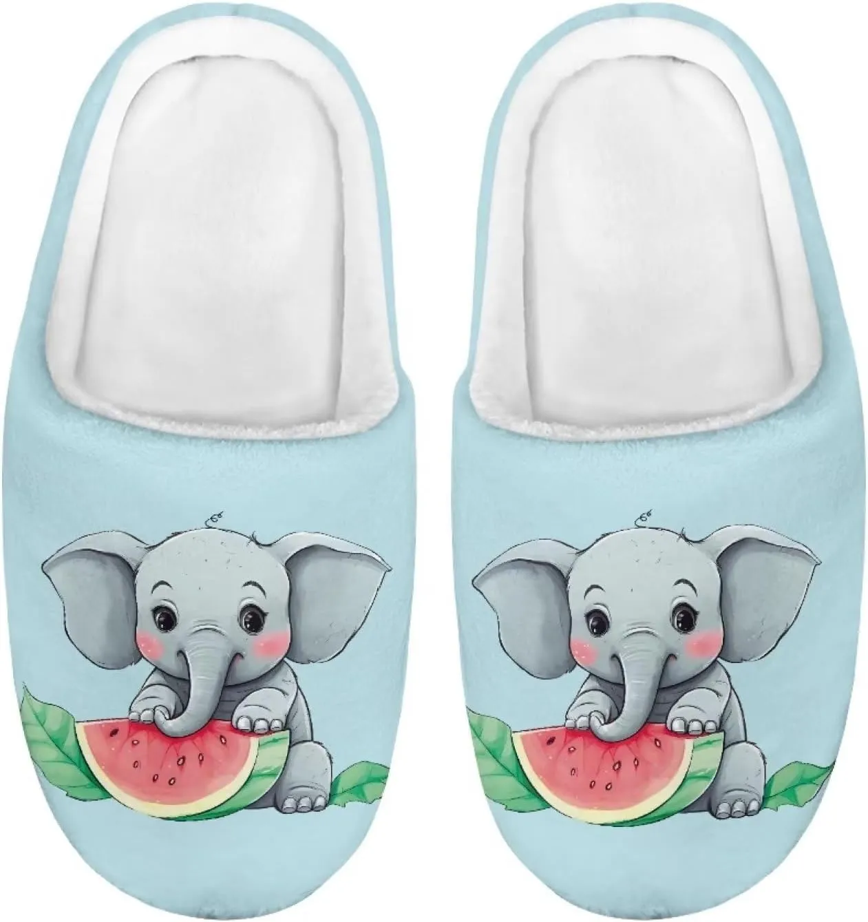 Xpyiqun Little Kid Slippers House Shoes Girls Boys Slip On Slippers Cozy Warm Soft Plush Winter Home Slippers Size 9-14.5