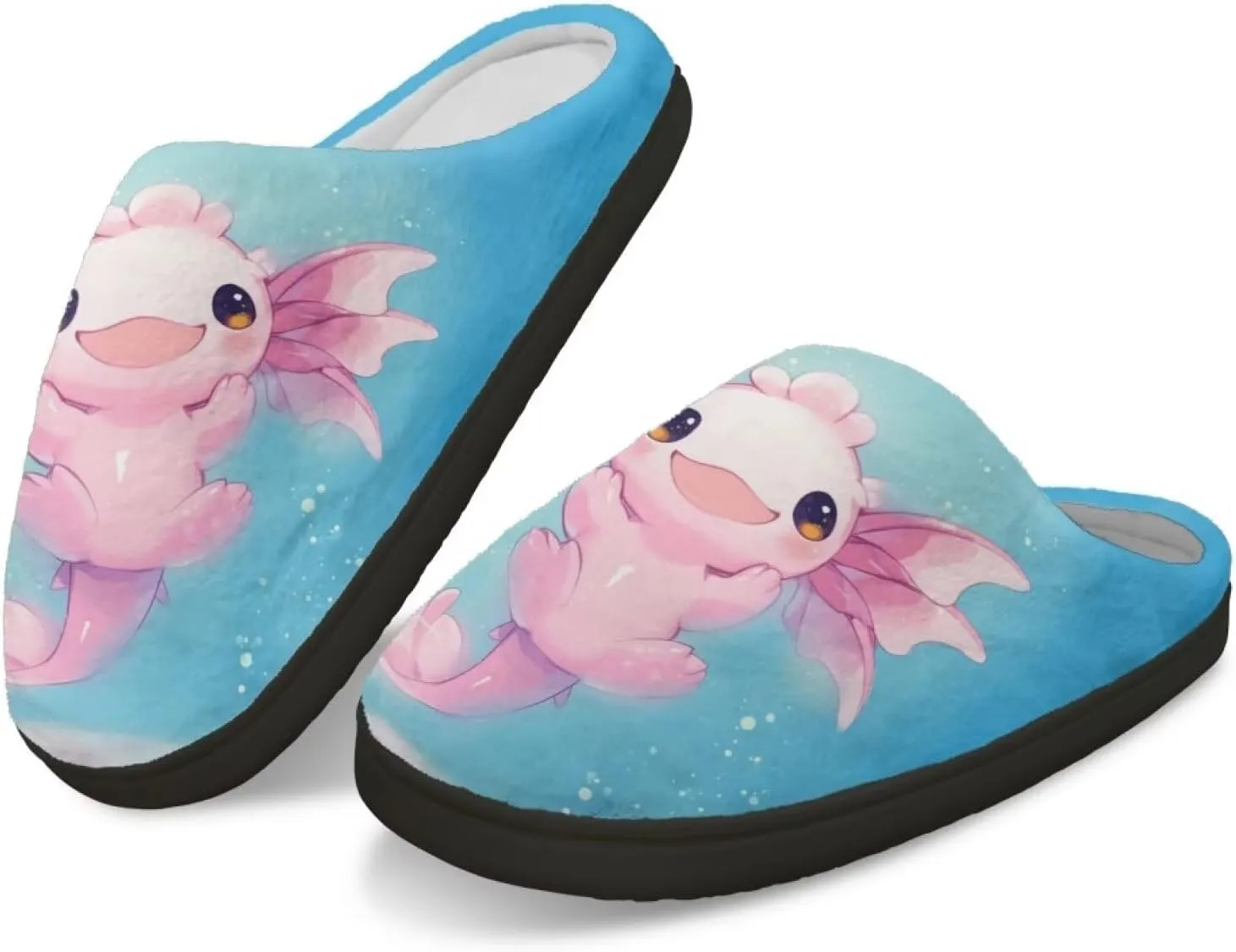 Xpyiqun Slippers Women Men Slip On House Shoes Fuzzy Warm Winter Slippers Size 4-12