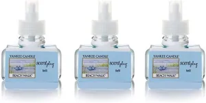 Yankee Candle Scent Plug Refill, Beach Walk (Pack of 3)