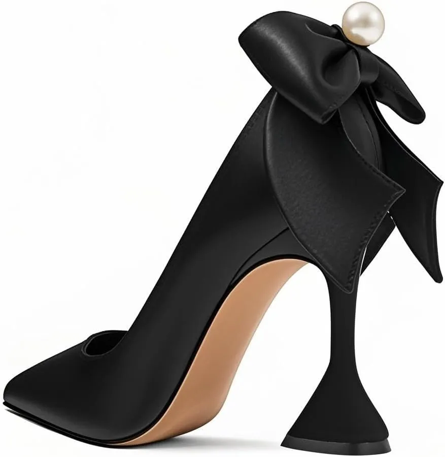 YDN Women's Pointy Toe Slip on Pumps Special High Heels Party Prom Dress Ladies Shoe Size 4-16 US