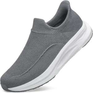 YHOON Men's Hands-Free Slip On Walking Shoes Non Slip Lightweight Comfortable Tennis Workout Sneakers