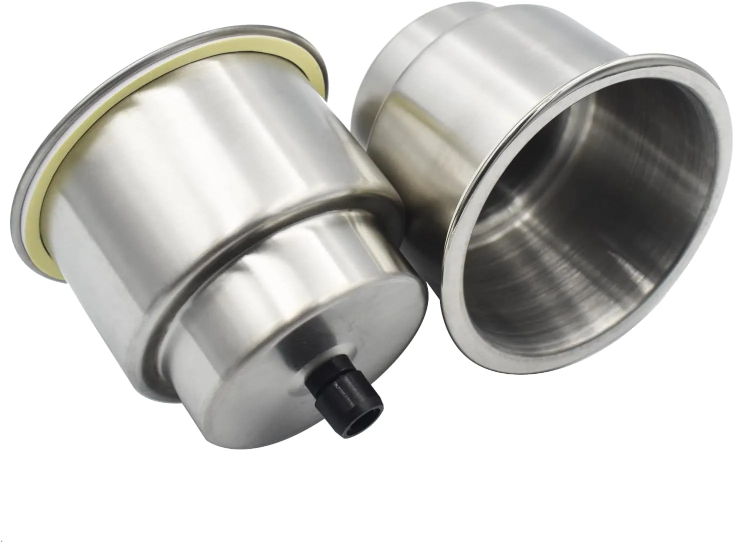 Yuanhe Stainless Steel Cup Drink Holder Insert with Drain for Marine Boat RV Camper
