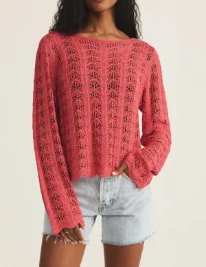 Z SUPPLY AZURA CROCHET SWEATER