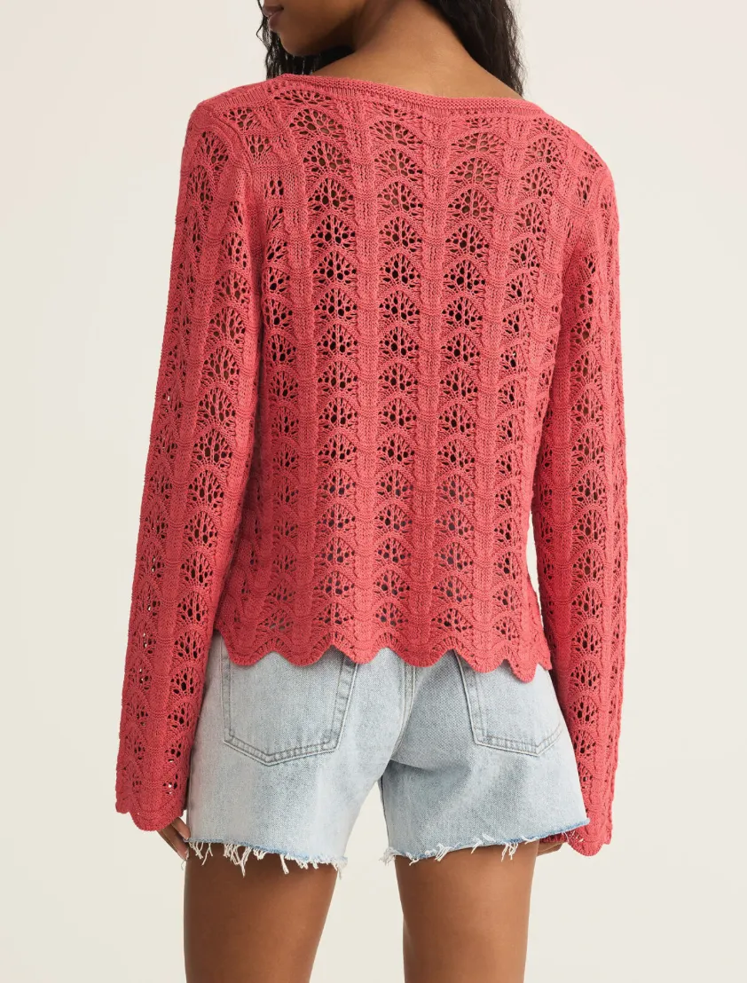 Z SUPPLY AZURA CROCHET SWEATER