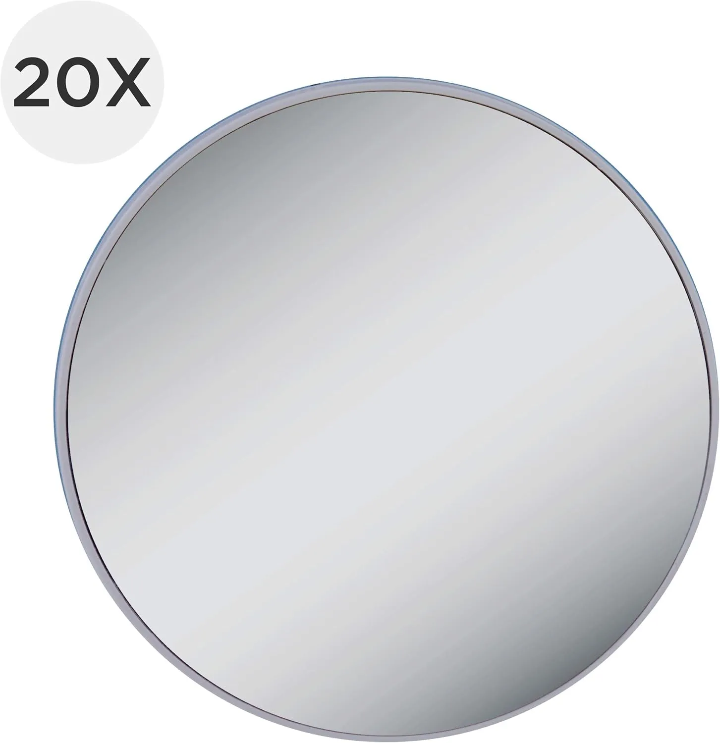 Zadro 20X Extreme Magnification Suction Cup Mirror, Gray