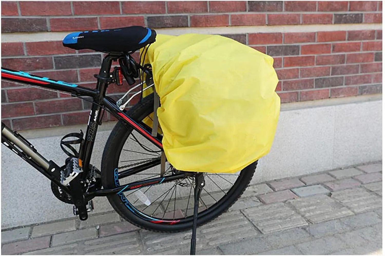 ZTZ 50L Panniers Bike Bags, Waterproof Bike Panniers Made of High-Density 600D Polyester for Durable Use, Bike Saddle Bag come with Reflective Trim and Rain Cover, Easy Organize