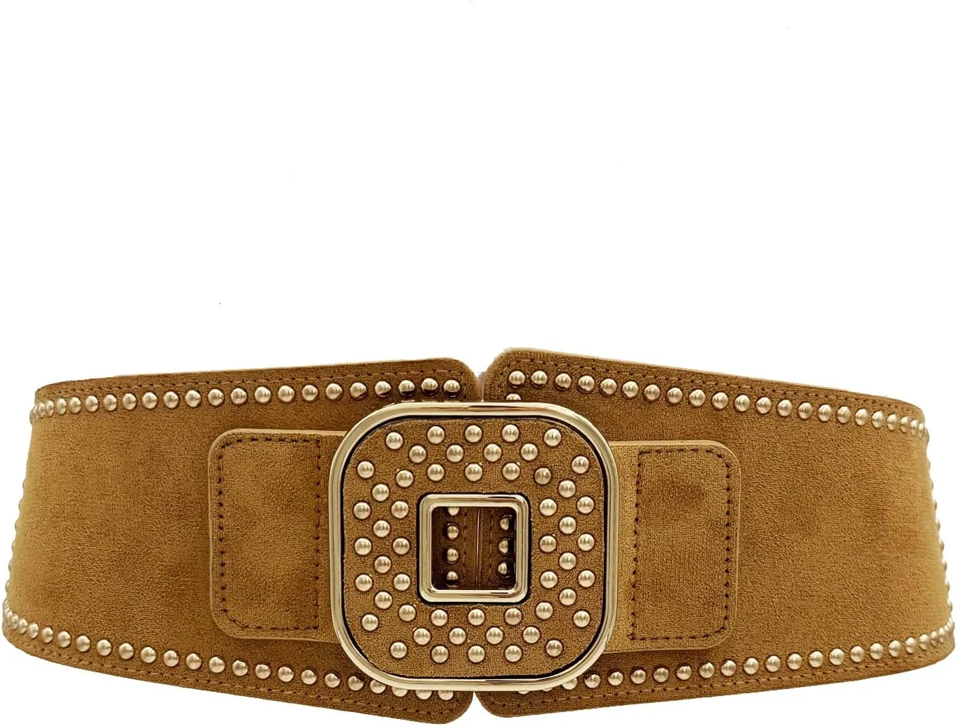 ZYALTFDC Women's Belts Wide Elastic Waist Belts for Women Dresses Thick Stretchy Chunky Vintage Retro Cinch Waistband